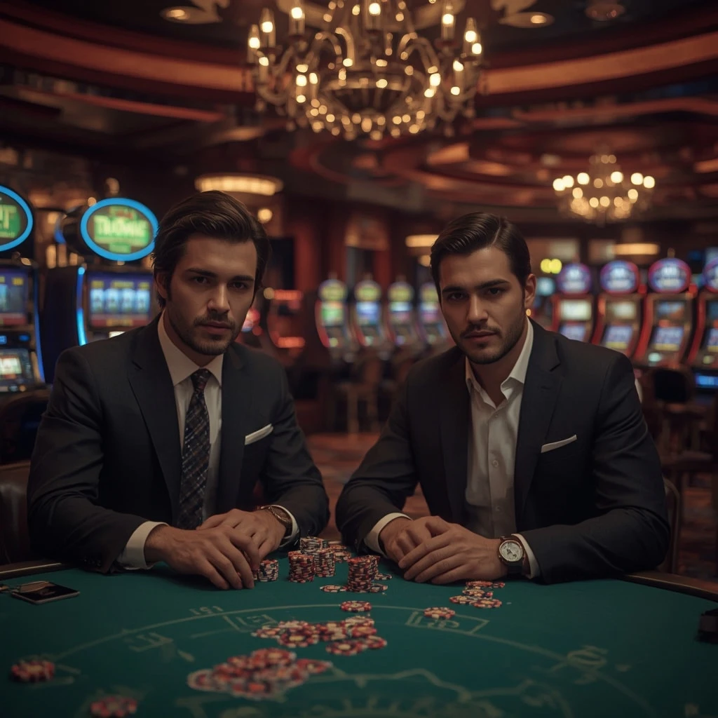 Deux joueurs de poker au 31Bet Casino